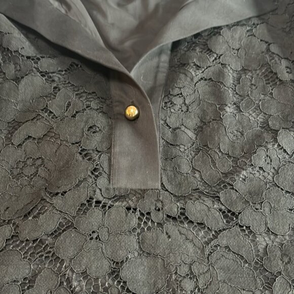 Tuckernuck black Lace Willow Blouse women’s size L NWT - Picture 6 of 7